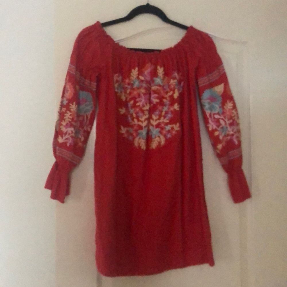 Free People off the shoulder summer dress small